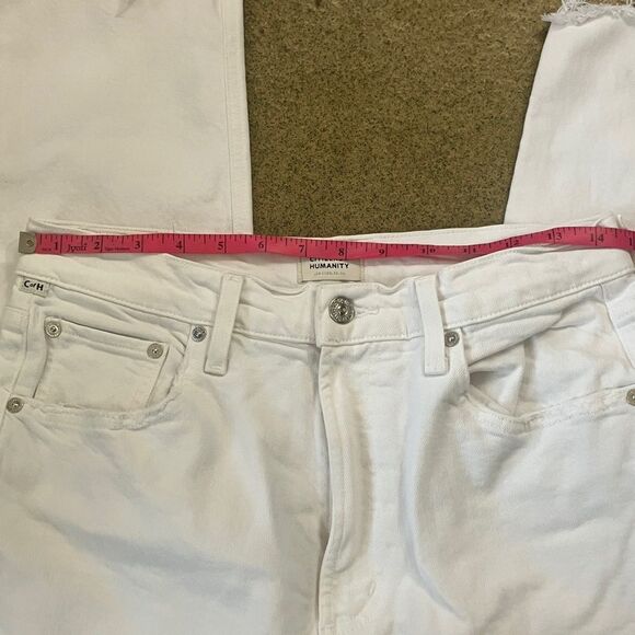 528. Citizens of humanity Daphne crop organic cotton jeans size 28 - Picture 10 of 11